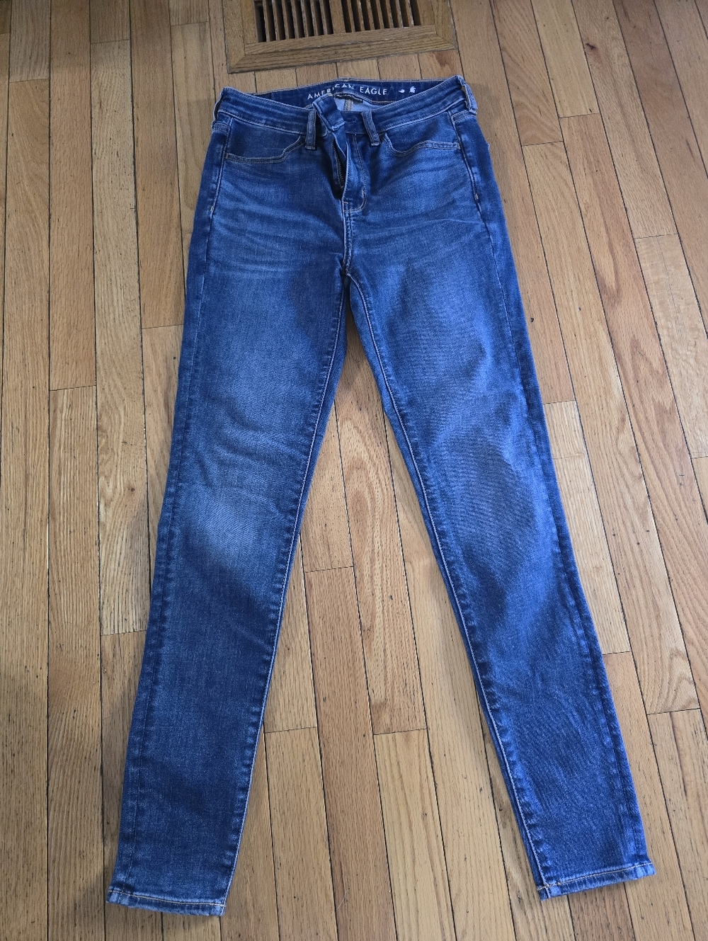 American Eagle Outfitters Women’s Blue Skinny Jeans Sz 4
